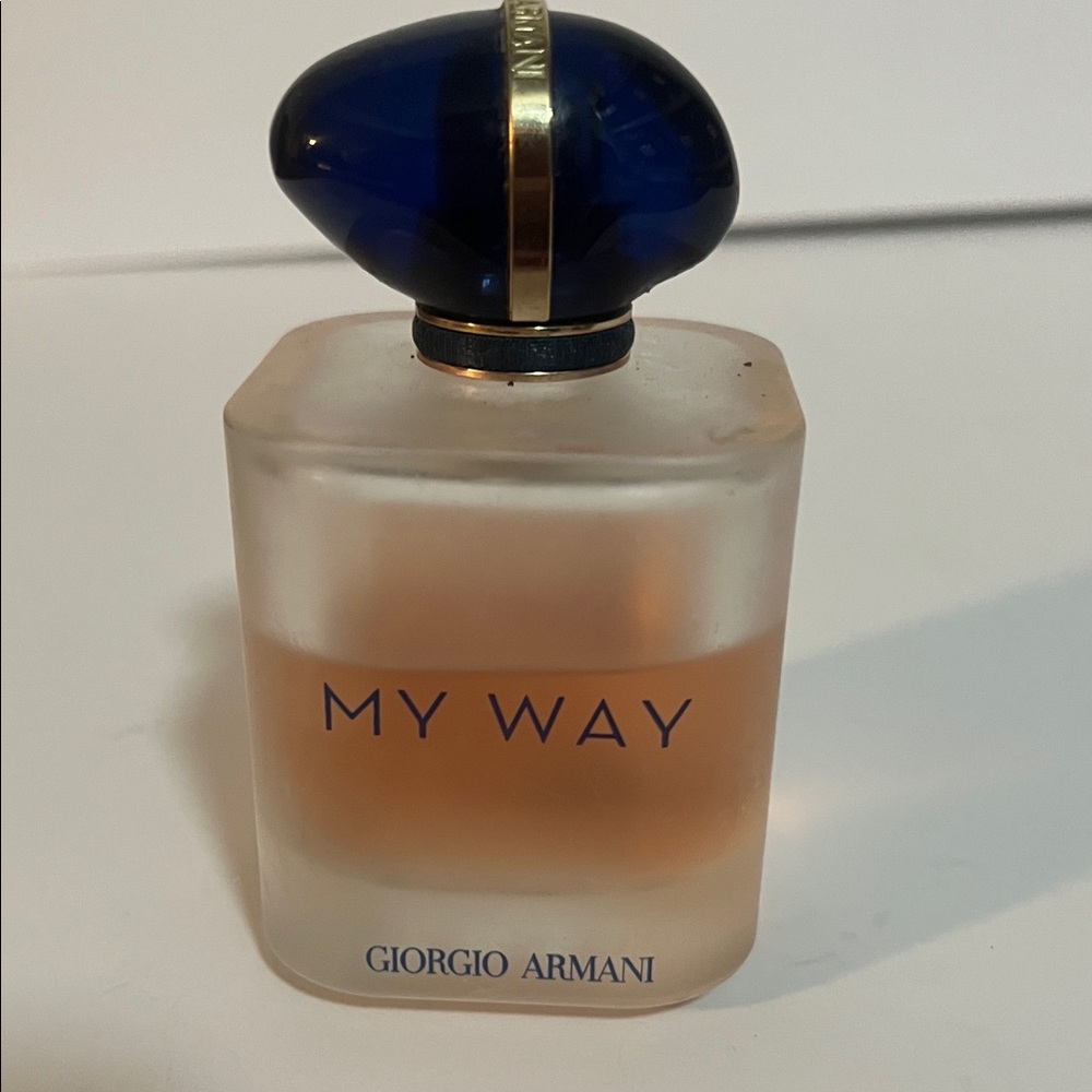 Giorgio Armani My Way with Blue Cap and Frosted Bottle